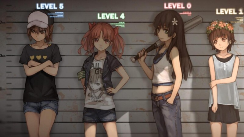 a certain scientific railgun wallpaper level 0 level 1 level 4 level 5