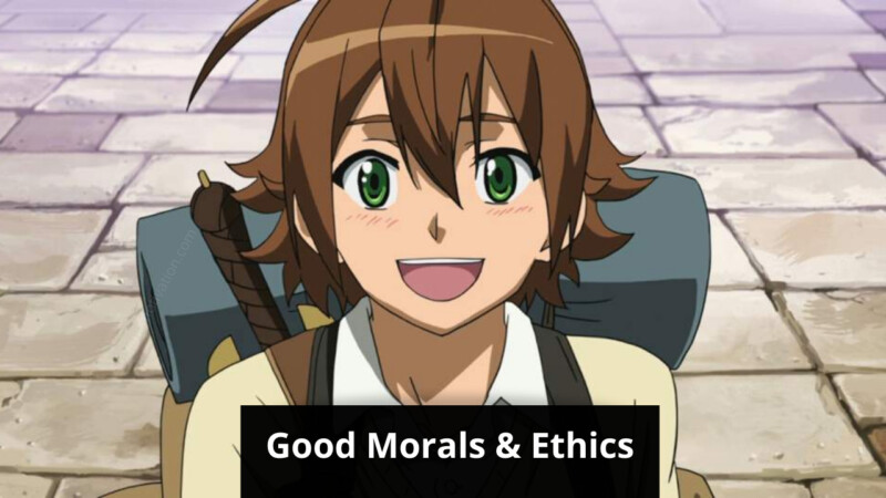 Personajes de anime tatsumi con una fuerte moral y ética