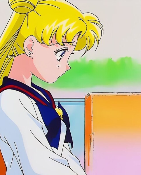 Usagi Tsukino Sailor Moon white shirt