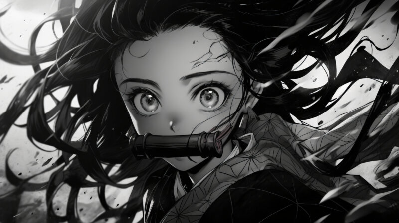 nezuko beautiful cute anime wallpaper demon slayer 2