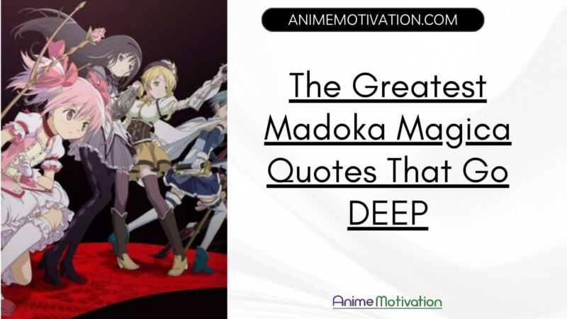 Las mejores citas de Madoka Magica que son PROFUNDAS