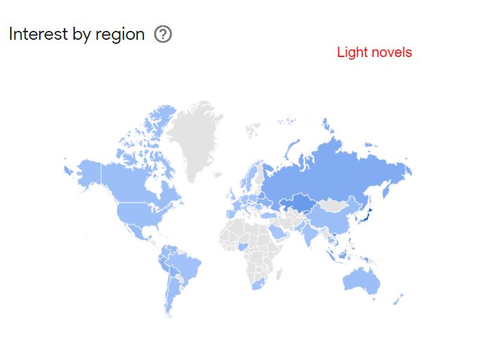 light novels map