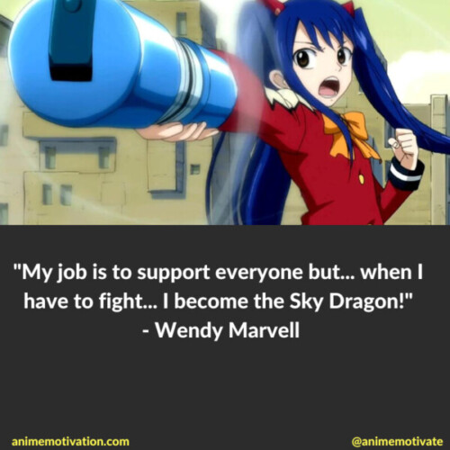 wendy marvell quotes fairy tail