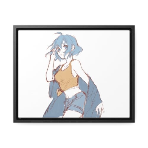Anime Motivation Mascot Gallery Canvas Wall Frame Art