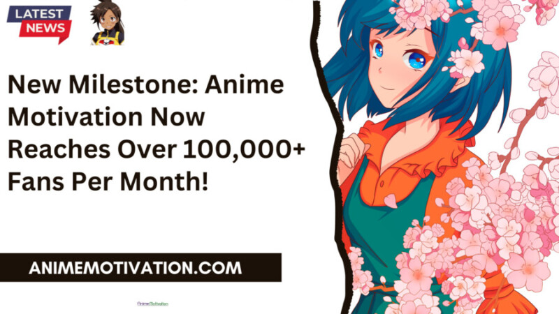 New Milestone Anime Motivation Now Reaches Over 100,000+ Fans Per Month!