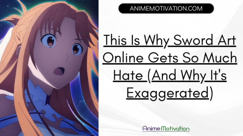 This Is Why Sword Art Online Gets So Much Hate (And Why It's Exaggerated)