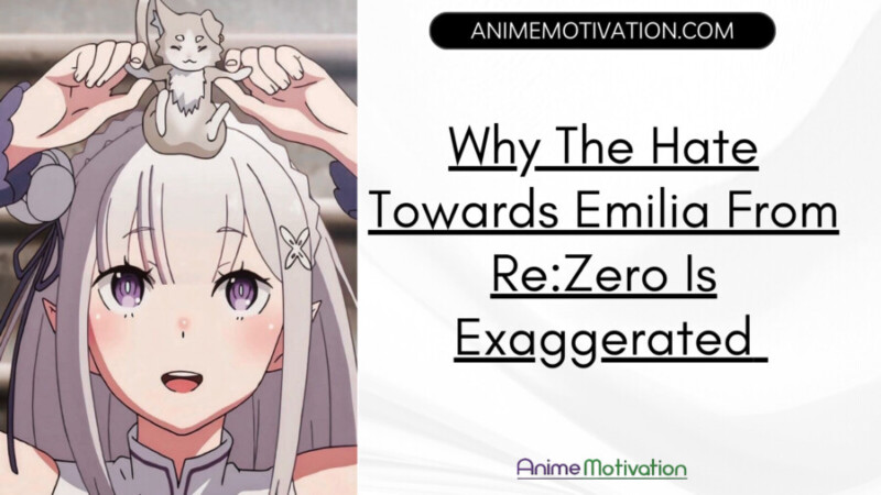 Why The Hate Towards Emilia From ReZero Is Exaggerated And How Rem Fans Are TOXIC scaled | https://animemotivation.com/why-sword-art-online-may-never-be-respected-outside-of-japan/