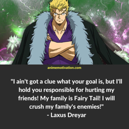laxus dreyar quotes fairy tail