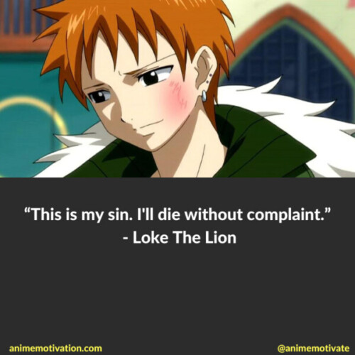 Loke The Lion Quotes Fairy Tail (7)