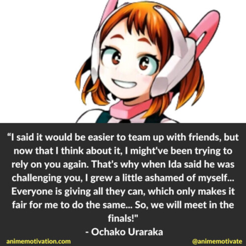 Ochako Uraraka Quotes Mha (4)