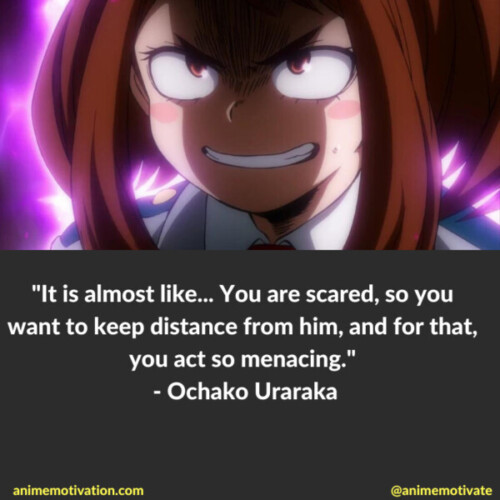 Ochako Uraraka Quotes Mha