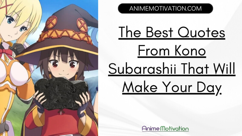 The Best Quotes From Kono Subarashii That Will Make Your Day