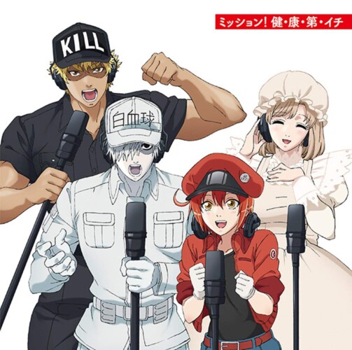 Cells At Work characters anime | https://animemotivation.com/the-definition-of-the-term-anime-motivation/