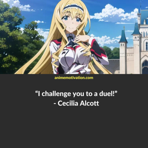 Cecilia Alcott Quotes Infinite Stratos