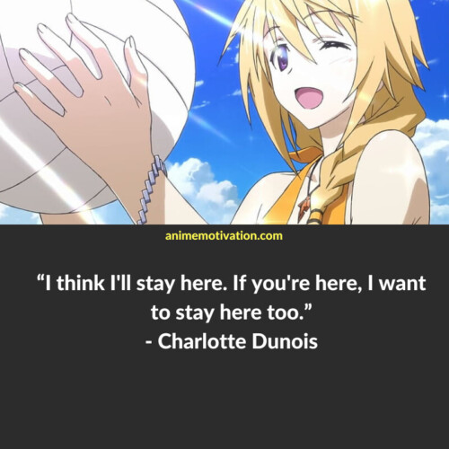 Charlotte Dunois Quotes Infinite Stratos