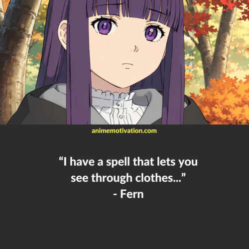 Frieren Mage Quotes Fern