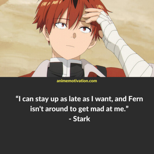 Frieren Mage Quotes Stark