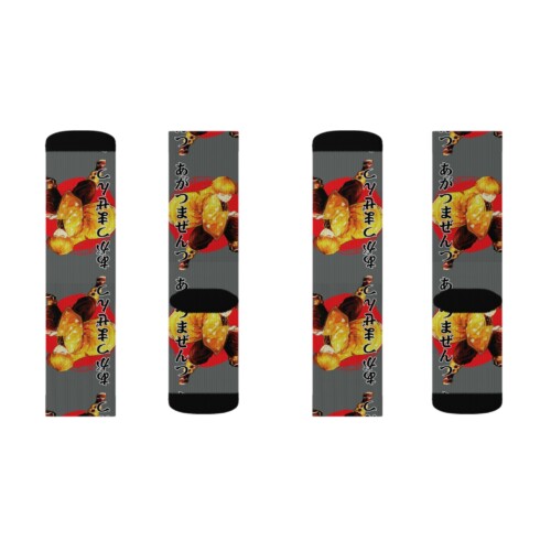 Zenitsu Agatsuma Demon Slayer Stance Anime  Socks