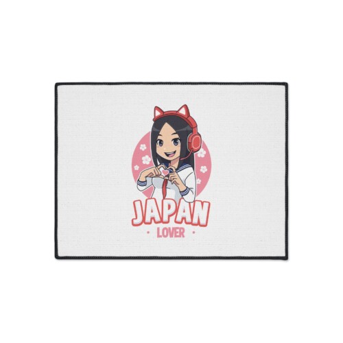 Heavy Duty Floor Mat Japan Lover Anime Girl Art