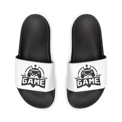 Men's Removable-Strap Sandals GAME Text Design