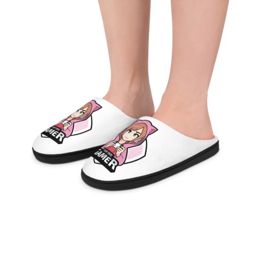 Unisex Indoor Slippers Your Name Gamer Kawaii Art