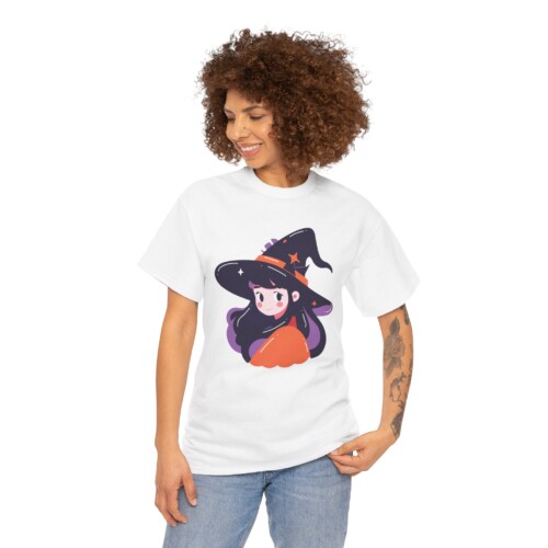 Unisex T Shirt Anime Witch Halloween Art Design