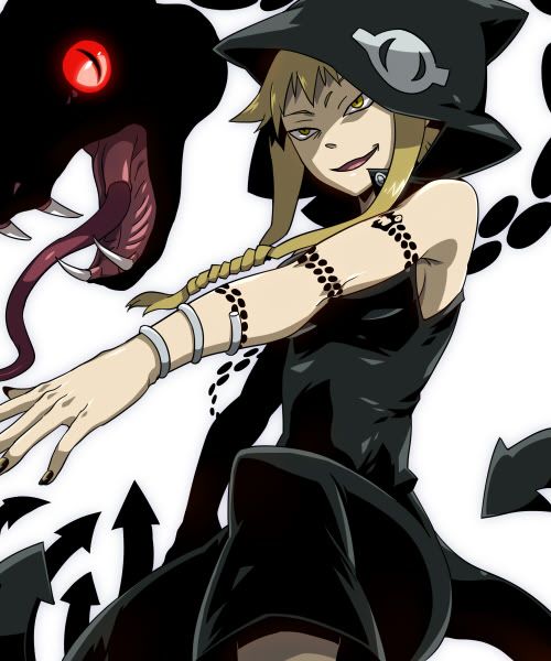 Medusa Gorgon Soul Eater snake | https://animemotivation.com/halloween-anime-characters/