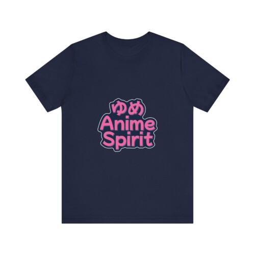 Anime Spirit Text Design Unisex Jersey Short Sleeve T Shirt