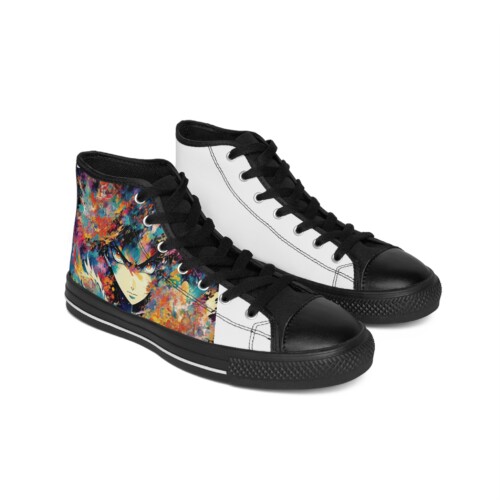 Men's Classic Sneakers Anime Art Colourful Shonen Style Design