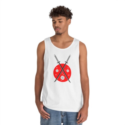 Tank Top Cross Katana Swords