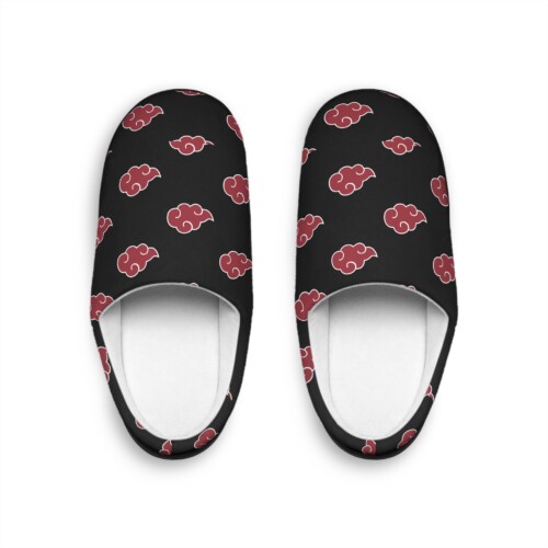 Men's Indoor Slippers Akatsuki Naruto Anime Art