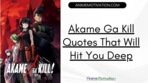 29+ Akame Ga Kill Quotes That Will Hit You Deep