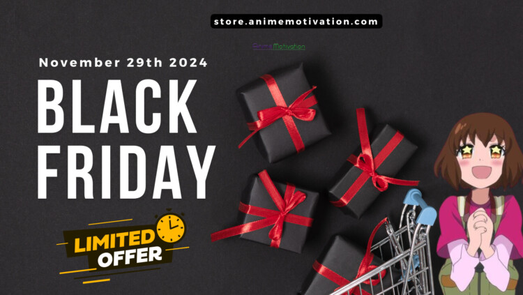 black friday sale animemotivation.com merchandise 1